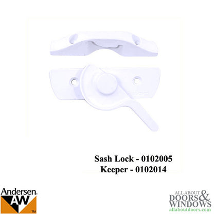 Andersen Sash Lock Keeper for 400 Series Woodwright Double H