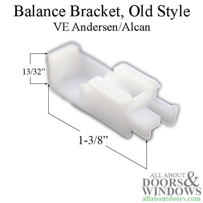 Balance Bracket, Old Style VE Andersen/Alcan