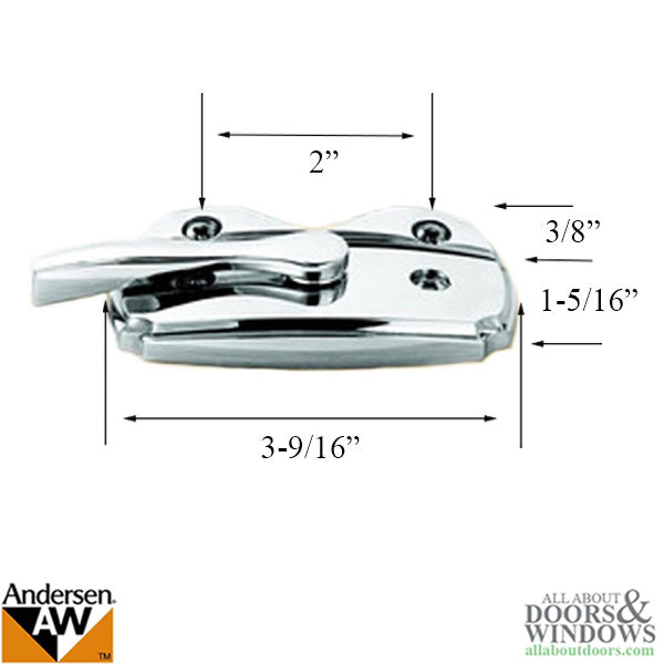 Andersen Woodwright Double Hung Windows Sash Lock & Keeper S