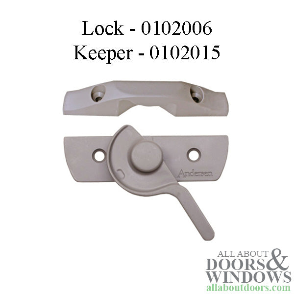 Andersen Screw Pack for 400 Series Woodwright Sash Lock & Keeper - Stone