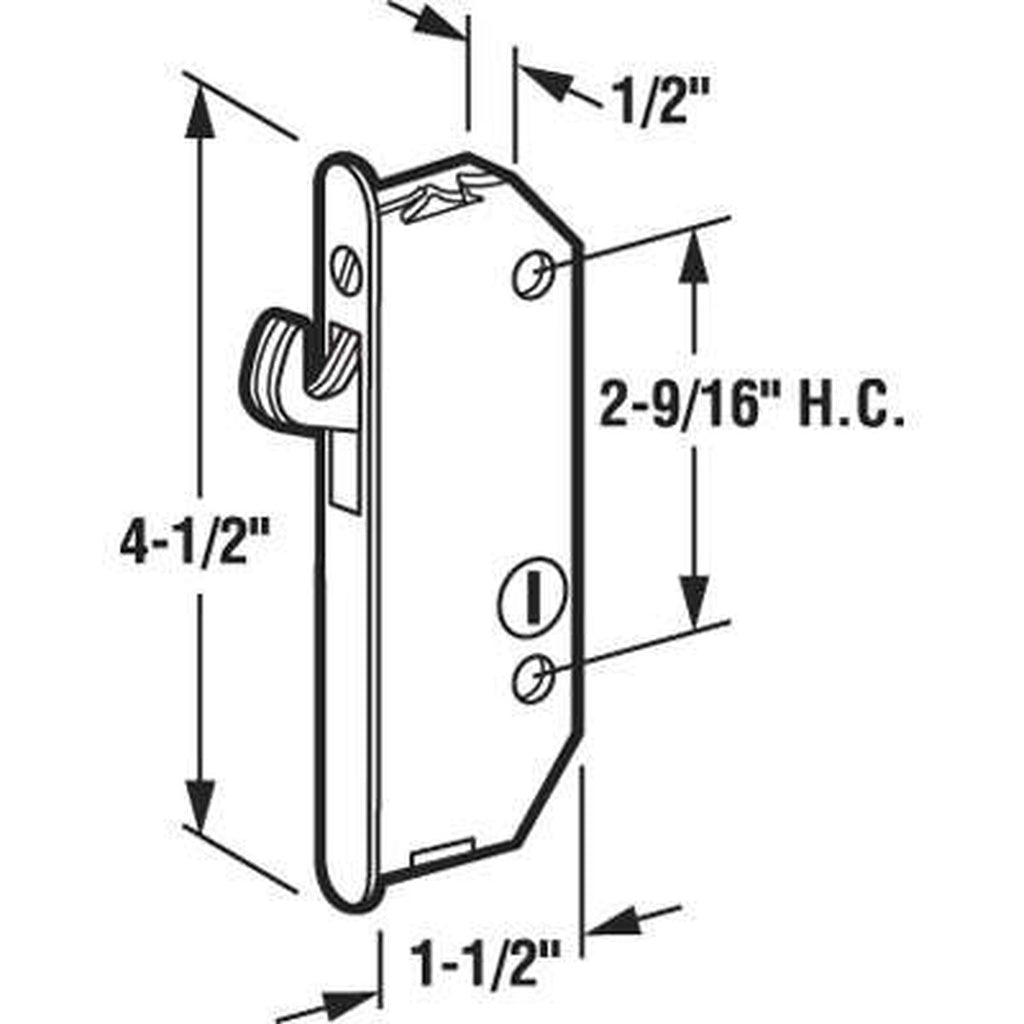 Lock, Mortise 4-1/2 - Andersen, Weathershield