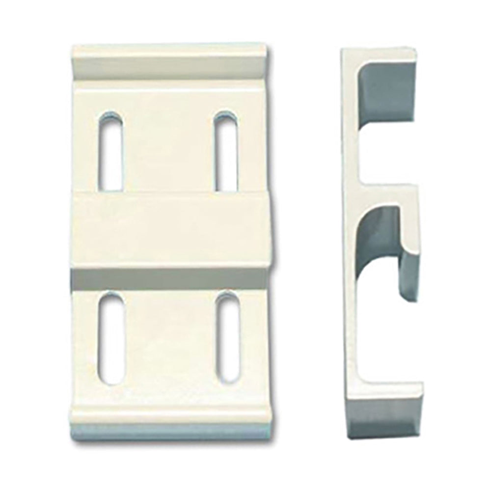 Keeper, E-Shaped, Wide 1-1/2, Sliding Glass Door - White