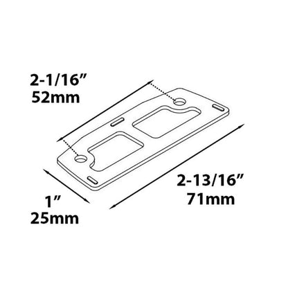 Andersen Sash Lock Shim, 200 Series Tilt-Wash Double-Hung Window - Stone