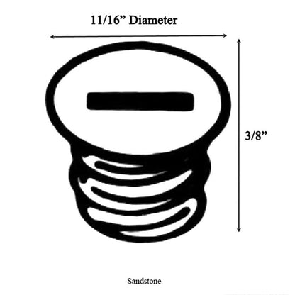 Hole Plug, Andersen Frenchwood Gliding Doors Adjustment Hole