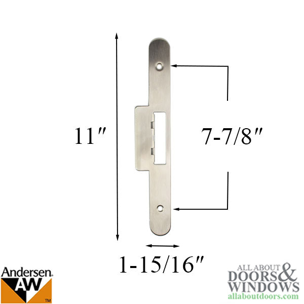 Andersen Latch & Deadbolt Strike Plate Cover, AP/PA