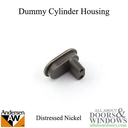Dummy Cylinder Housing, Andersen - Distressed Nickel