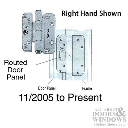 Andersen 4 Hinge Kit, Right Hand (2005-Present) - Distressed Bronze