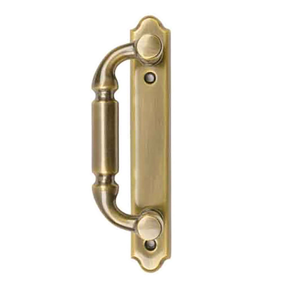 Andersen Frenchwood Gliding Door - Handle - Covington - Left Interior/Right Exterior - Antique Brass