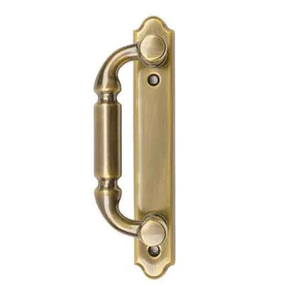 Andersen Frenchwood Gliding Door - Handle - Covington - Left Interior/Right Exterior - Antique Brass