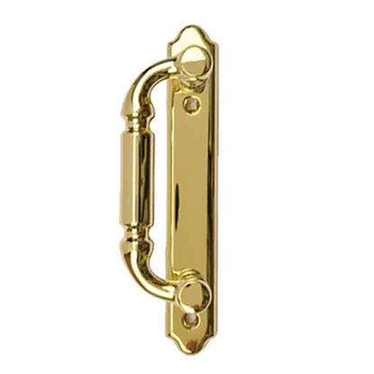 Andersen Frenchwood Gliding Door - Handle - Covington - Left Interior/Right Exterior - Bright Brass