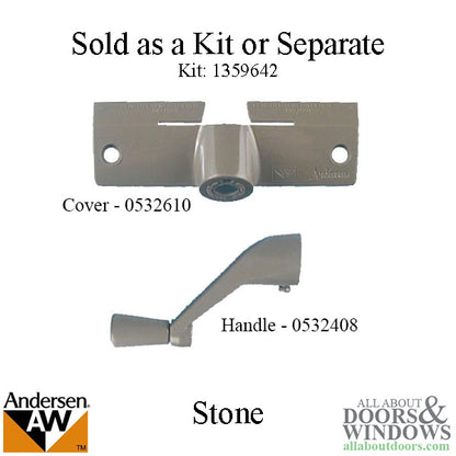 Andersen Window Perma-Shield Operator Crank Handle - Stone