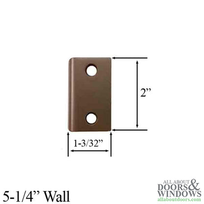Andersen Jamb Strike Extender, 1-3/32" - Stone
