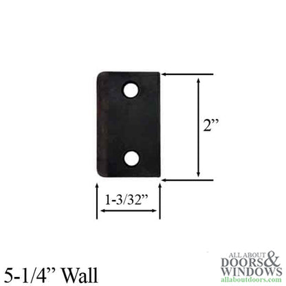 Andersen Jamb Strike Extender, 1-3/32" - Distressed Bronze