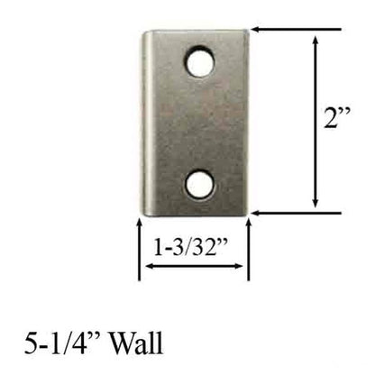 Andersen Jamb Strike Extender, 1-3/32" - Distressed Nickel