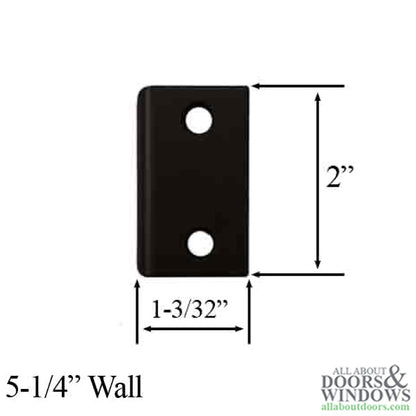 Andersen Jamb Strike Extender, 1-3/32" - Black