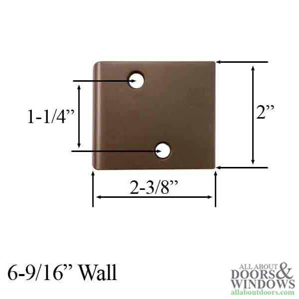 Andersen Jamb Strike Extender, 2-3/8" - Stone