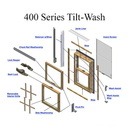 Pivot Shoe, Andersen Tilt-Wash Window
