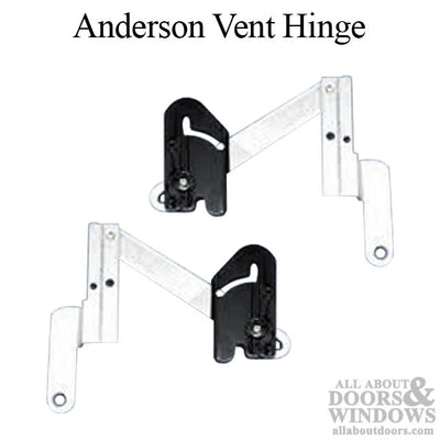 Andersen Vent Hinge, with Black Plastic Guide, Left & Right