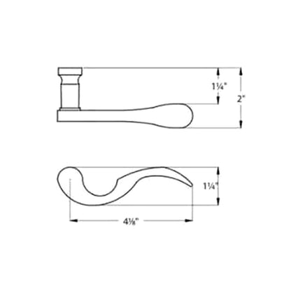 Ashley Norton - Chester (2000) DUMMY Lever - Satin Nickel