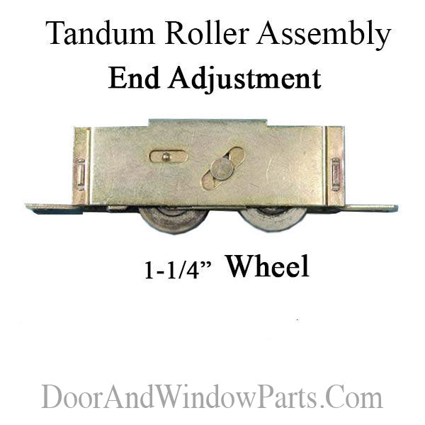 Tandem 1-1/4  steel wheel, Roller Assembly