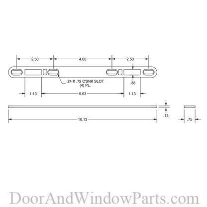 2-Point Keeper - Yellow Dichromate Steel