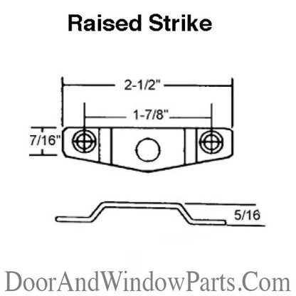 Truth Sliding Patio Door Foot Bolt security Lock