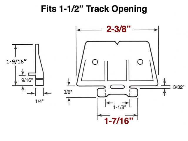 Drawer Track Guide & Glides