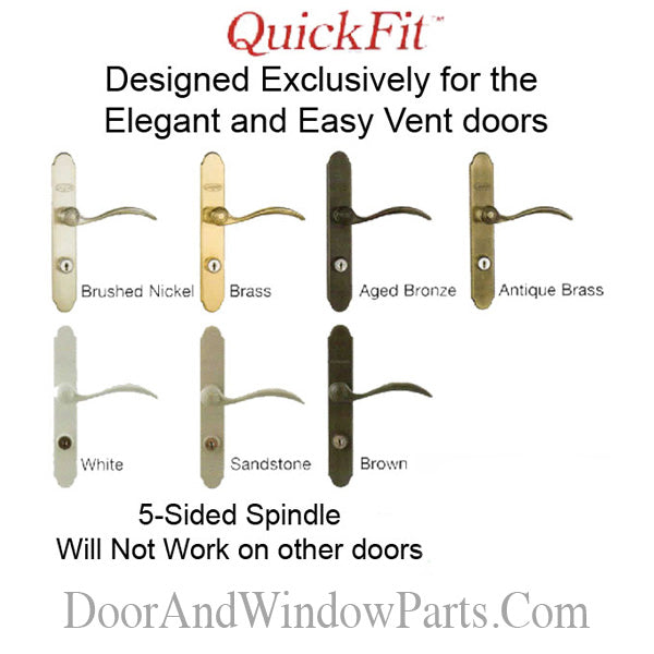 Larson QuickFit 5-Sided Spindle Mortise Lock Body, NO Trim