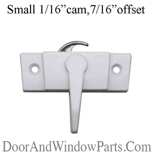 Truth Sash Lock For Casement Windows Trimline Sweep Sash Lock 2-1/16 inch screw holes 1/16 cam 7/16 offset