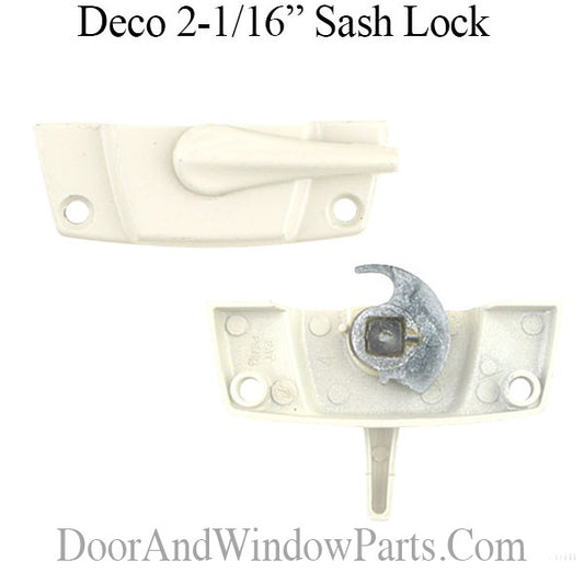 Deco 2-1/16" Sash Lock - Choose Color