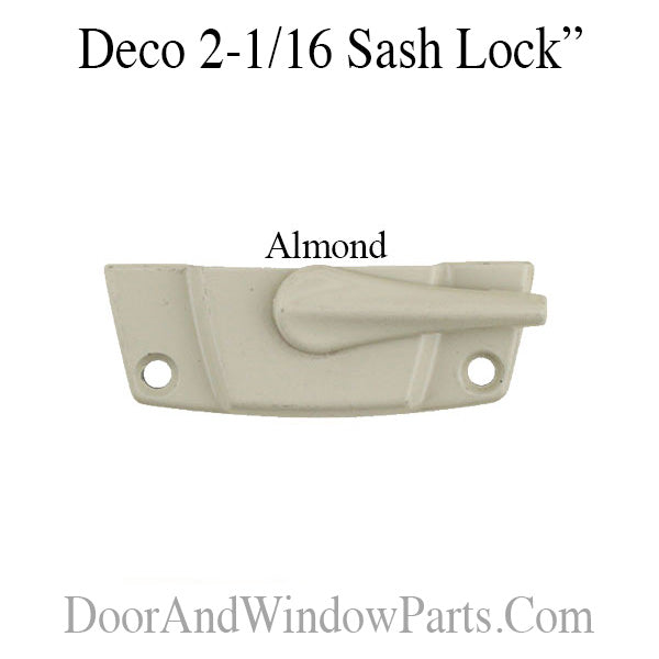 Deco 2-1/16" Sash Lock - Choose Color