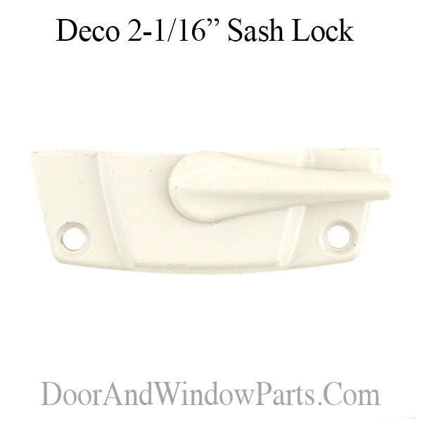 Deco 2-1/16" Sash Lock - Choose Color