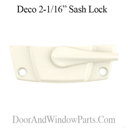 Deco 2-1/16" Sash Lock - Choose Color