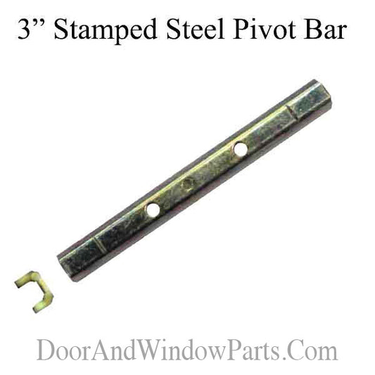 Pivot Bar, 3", 2 Hole, Stamped Steel