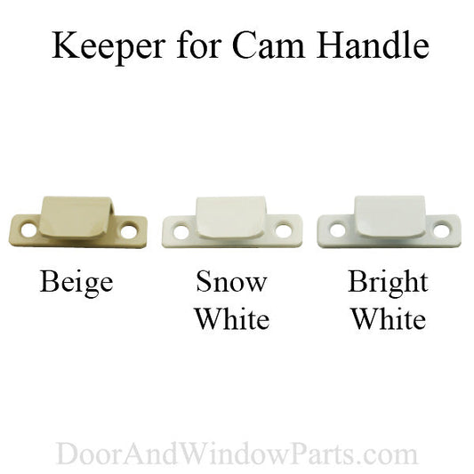 Keeper for Cam Handle for Hopper Window