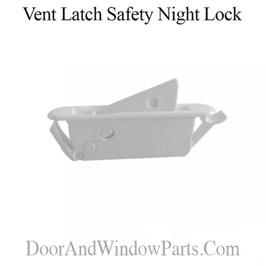 Vent Latch / Safety Night Lock, Vinyl Window