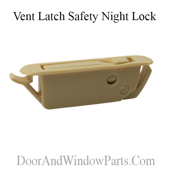 Vent Latch / Safety Night Lock, Vinyl Window