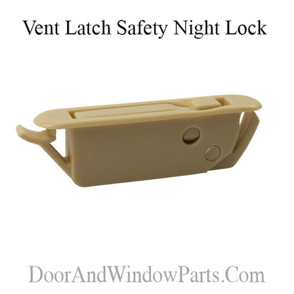 Vent Latch / Safety Night Lock, Vinyl Window