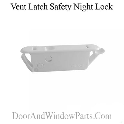 Vent Latch / Safety Night Lock, Vinyl Window