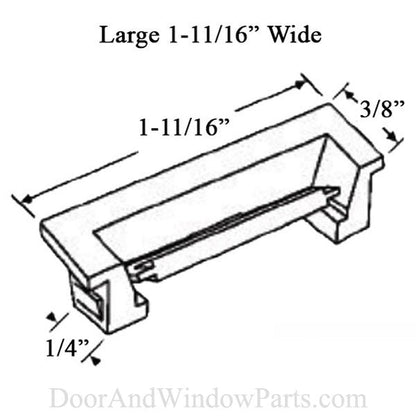 Weep Hole Cover With Flap, Snaps Into Hole