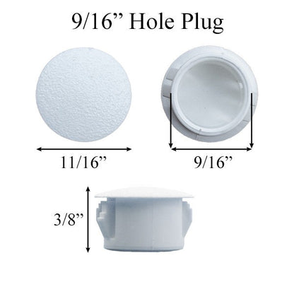 9/16" Dome Hole Plug