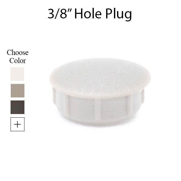 3/8 Hole Plug, Plastic Cap Cover