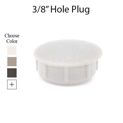 3/8 Hole Plug, Plastic Cap Cover