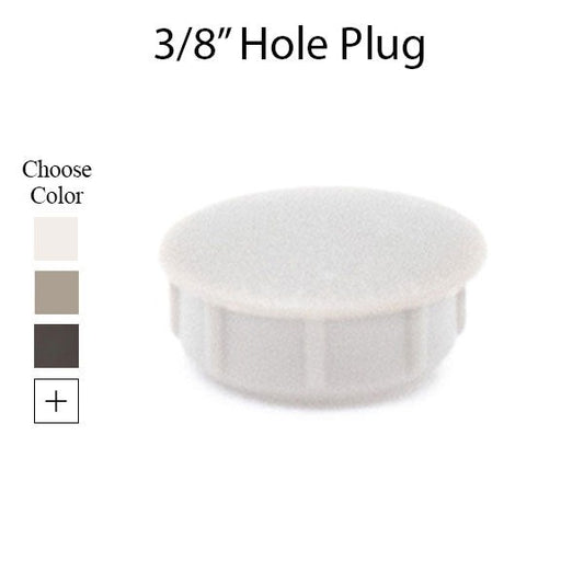 3/8 Hole Plug, Plastic Cap Cover