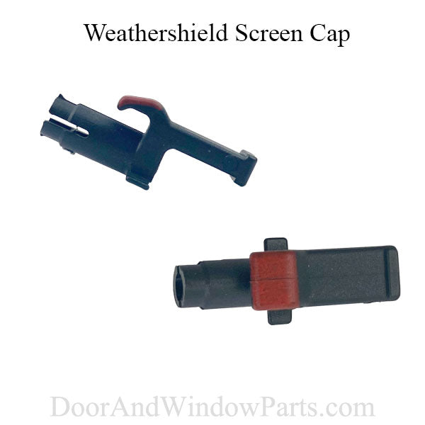 Black Cap for Weathershield Screen - Double Hung Window