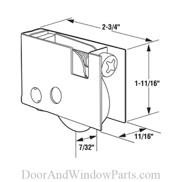 Pella - Sliding Patio Door Roller Assembly