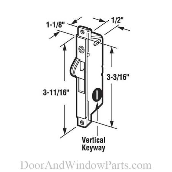 Mortise Lock (Angled Body)