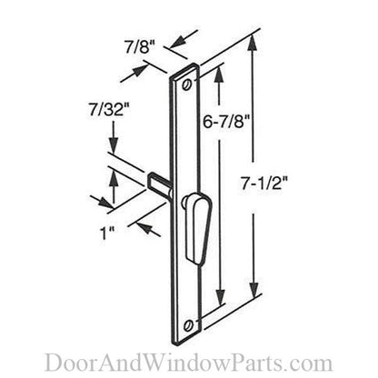 Latch Lever & Escutcheon Plate