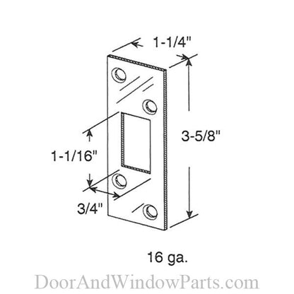 Security Deadbolt Strikes