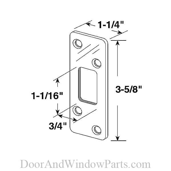 Security Deadbolt Strikes